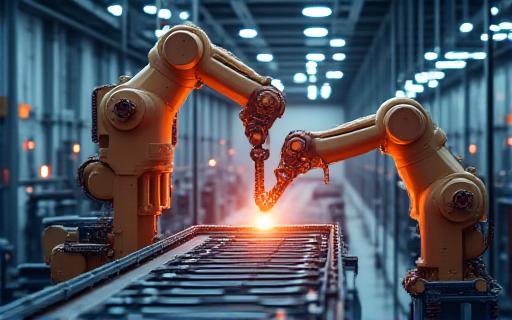 Industrial automation and AI optimization in manufacturing